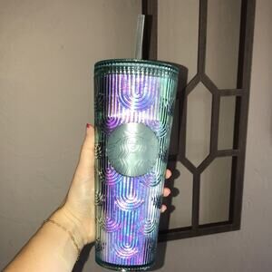 NWT Starbucks Mermaid Rainbow Iridescent Tumbler